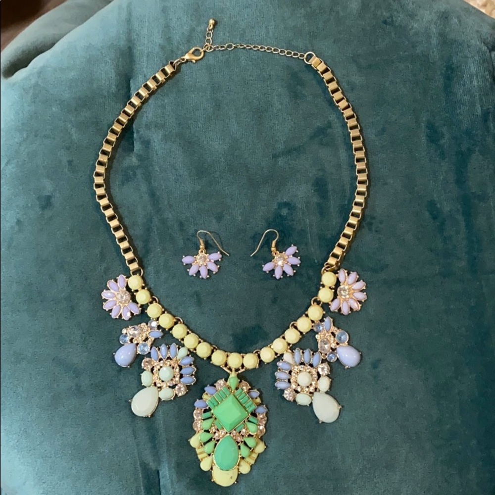 Necklace and Earrings